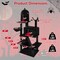 Black Gothic Cat Tree with Sisal Scratching Posts and Cozy Beds Ideal for Indoor Cats